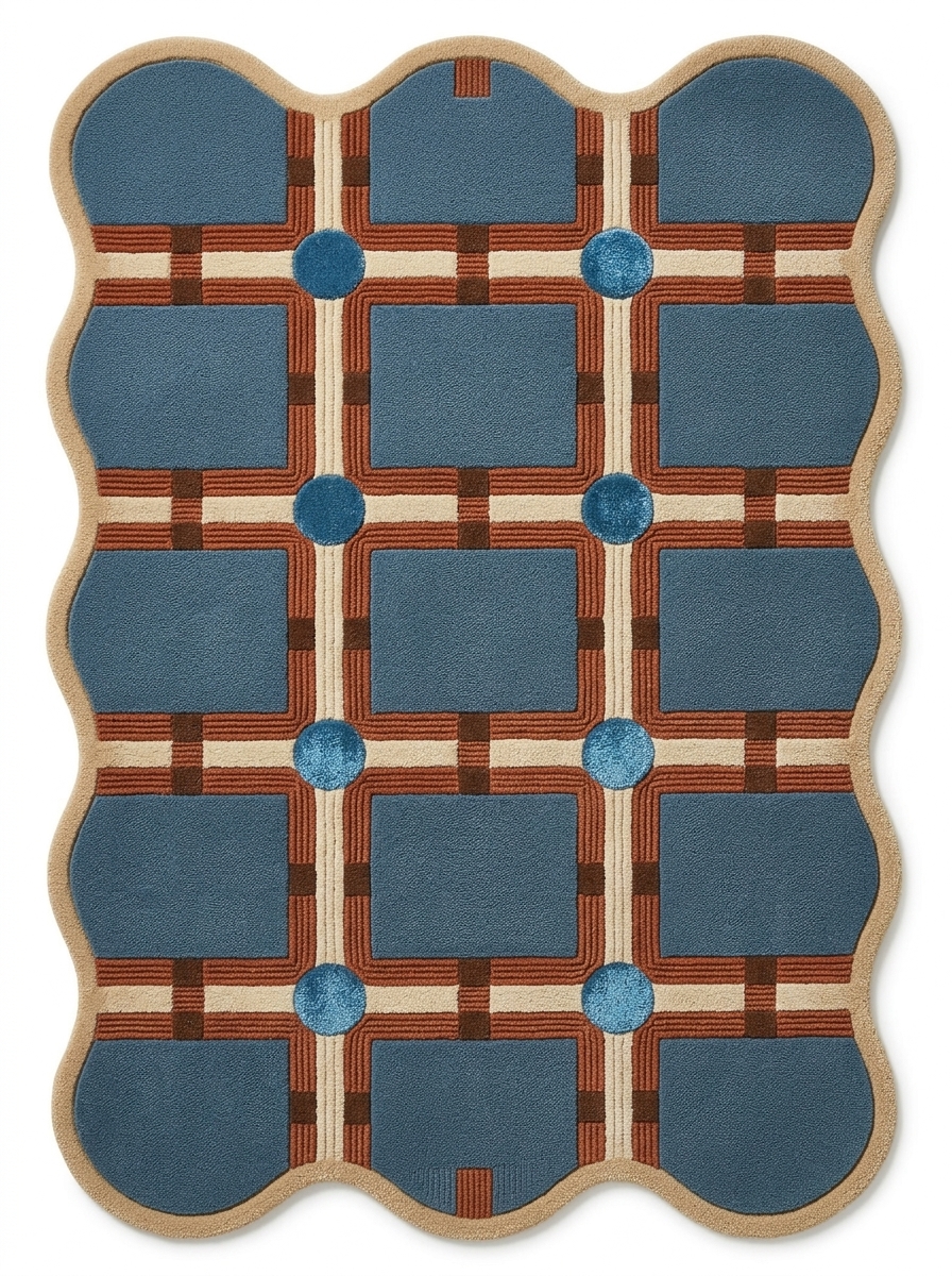 Lattice Garden, custom rug, 200 × 300 cm, Nasim Carpets Malaysia