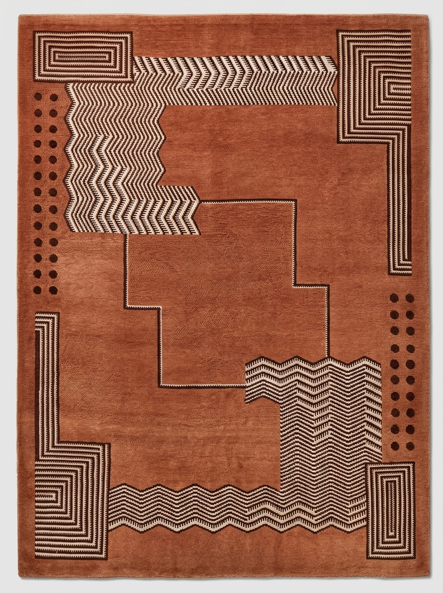 Ziggurats, custom rug, 200 × 300 cm, Nasim Carpets Malaysia