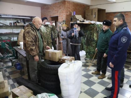 Волонтеры станицы Старочеркасской помогают бойцам на СВО