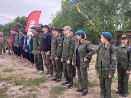 Ребята из Новобатайской школы заняли 3 место в военно-патриотическом слете «Военный городок»