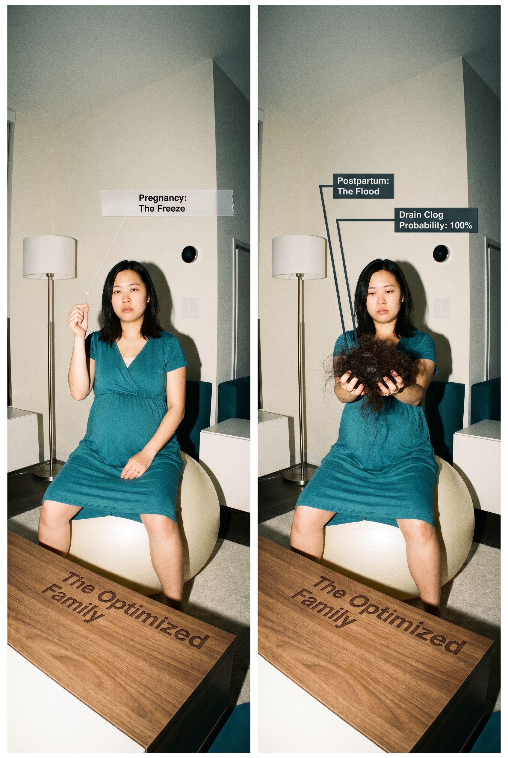 Pregnancy Hair Thickening: The Science and Postpartum Reality - Technique