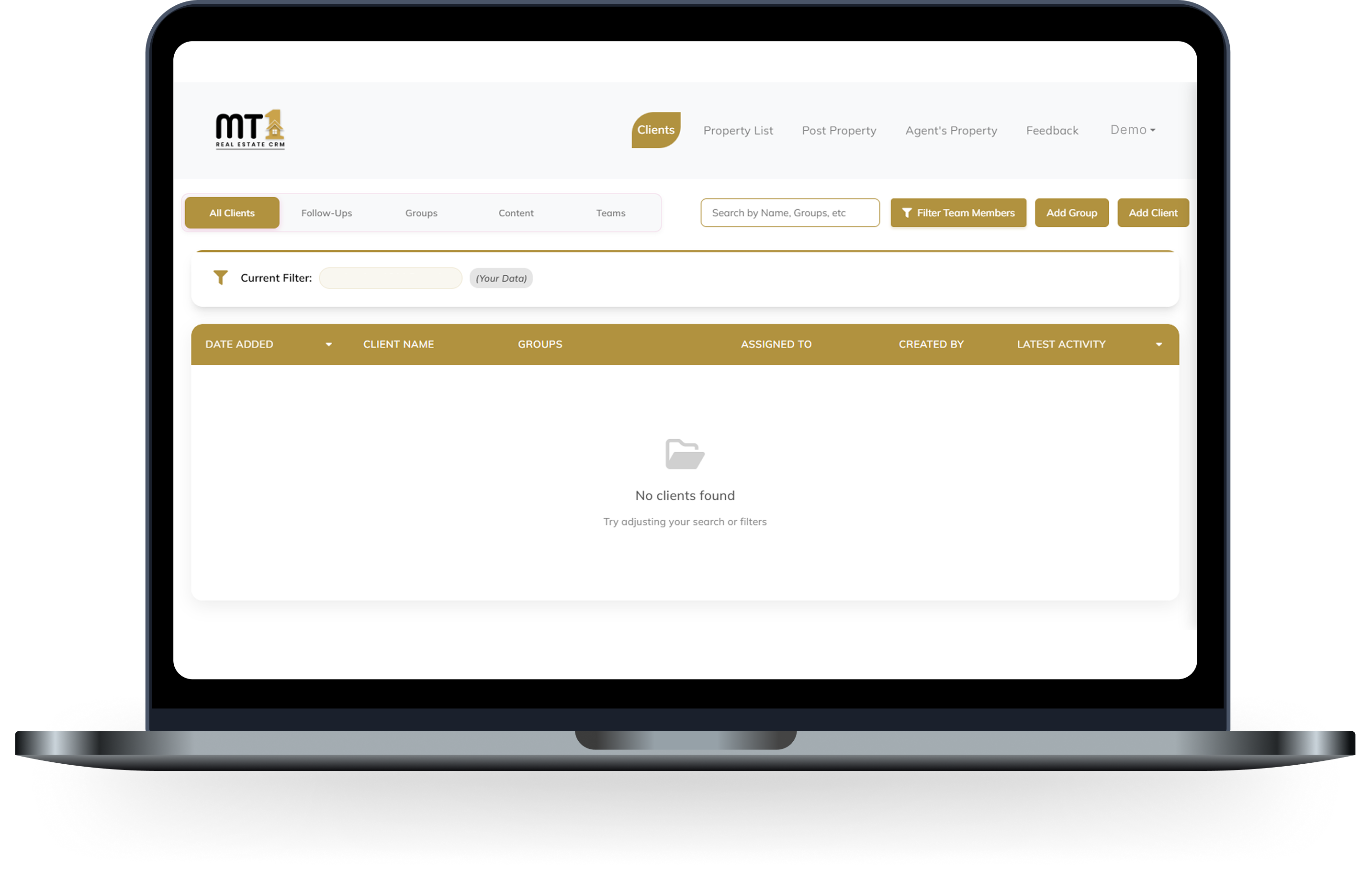 MT One Dashboard