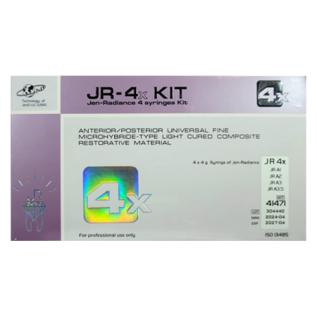 Jen-Radiance 4x Kit (Джен-Радіанс), Н-р: 4 х шпр.4г (A1, A2, A3, A3.5) - Реставраційний композит, субмікронний (Джендентал-Україна)
