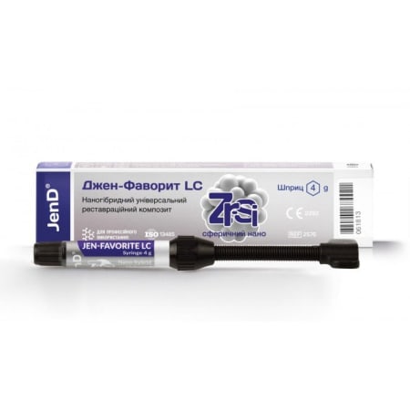 Jen-Favorite (ZrSi) (Джен-Фаворіт LC (ZrSi)), шпр.4г - Реставраційний композит, наногібридний (Джендентал-Україна)