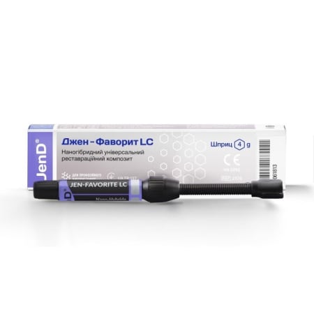 Jen-Favorite (Джен-Фаворіт LC), шпр.4г - Реставраційний композит, наногібридний (Джендентал-Україна)