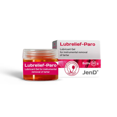 lubrelief paro (Любреліф Паро) — змащувальний гель для зняття зубного каменю, Банка 20 мл peach