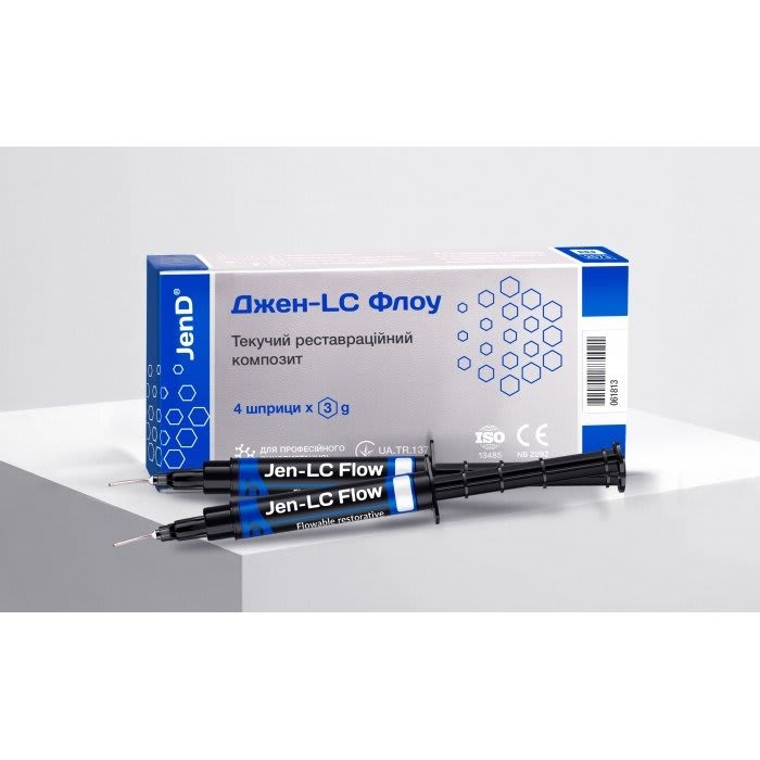Jen-LC Flow (Джен-LC Флоу), Н-р: 4 х шпр.3г (A2, A3, I, UO) - Текучий композит, мікрогібридний (Джендентал-Україна)