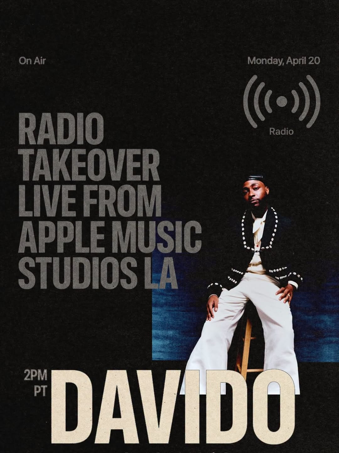Davido on Apple music radio
