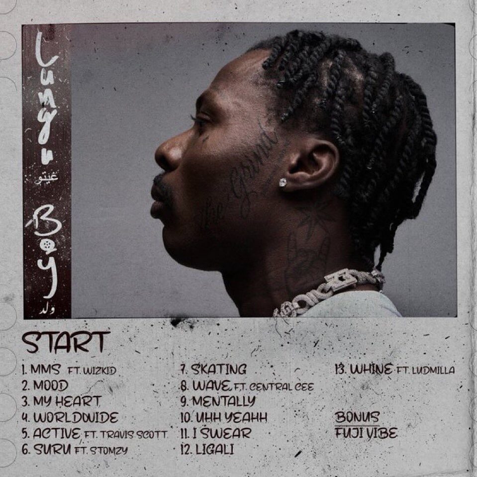 Lungu boy album tracklistt
