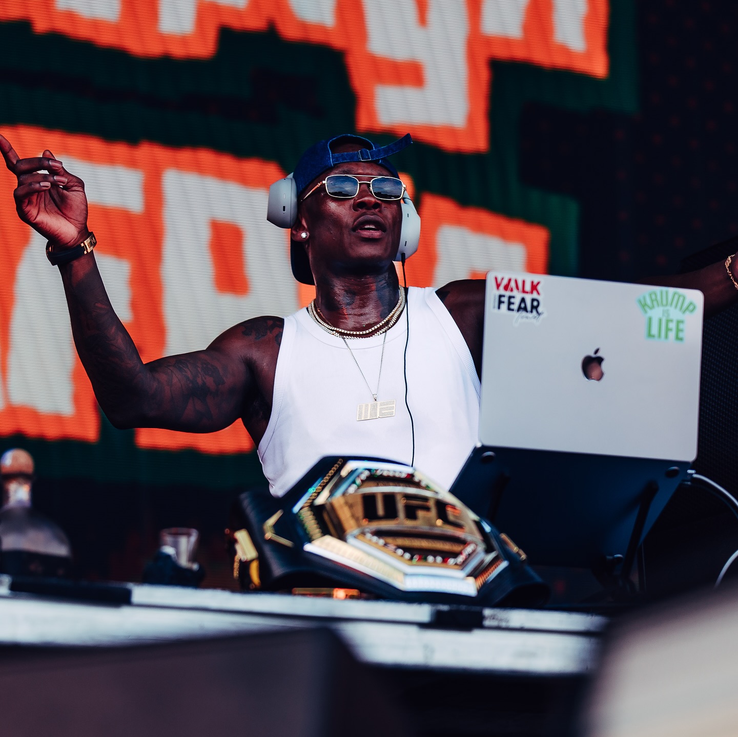 Israel Adesanya at Afrosoul 2025