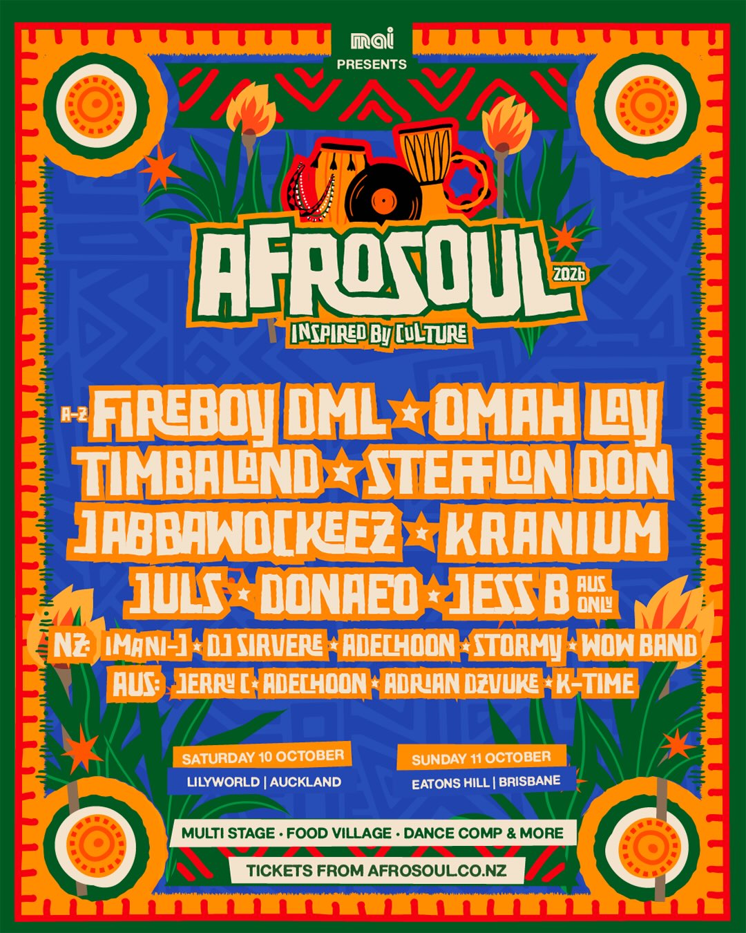 AFROSOUL 2026 Lineup