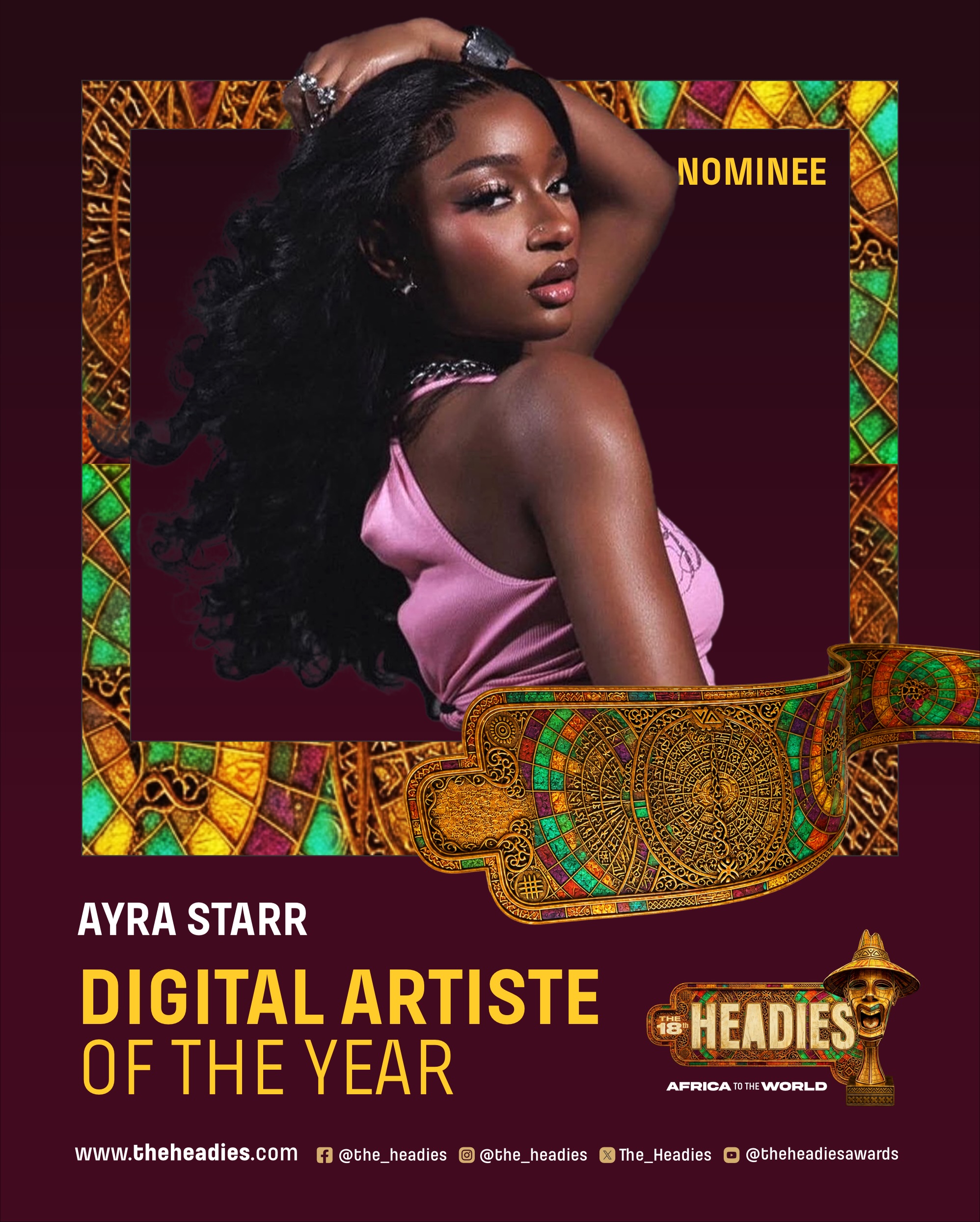 Digital artiste of the year (Ayra Starr)