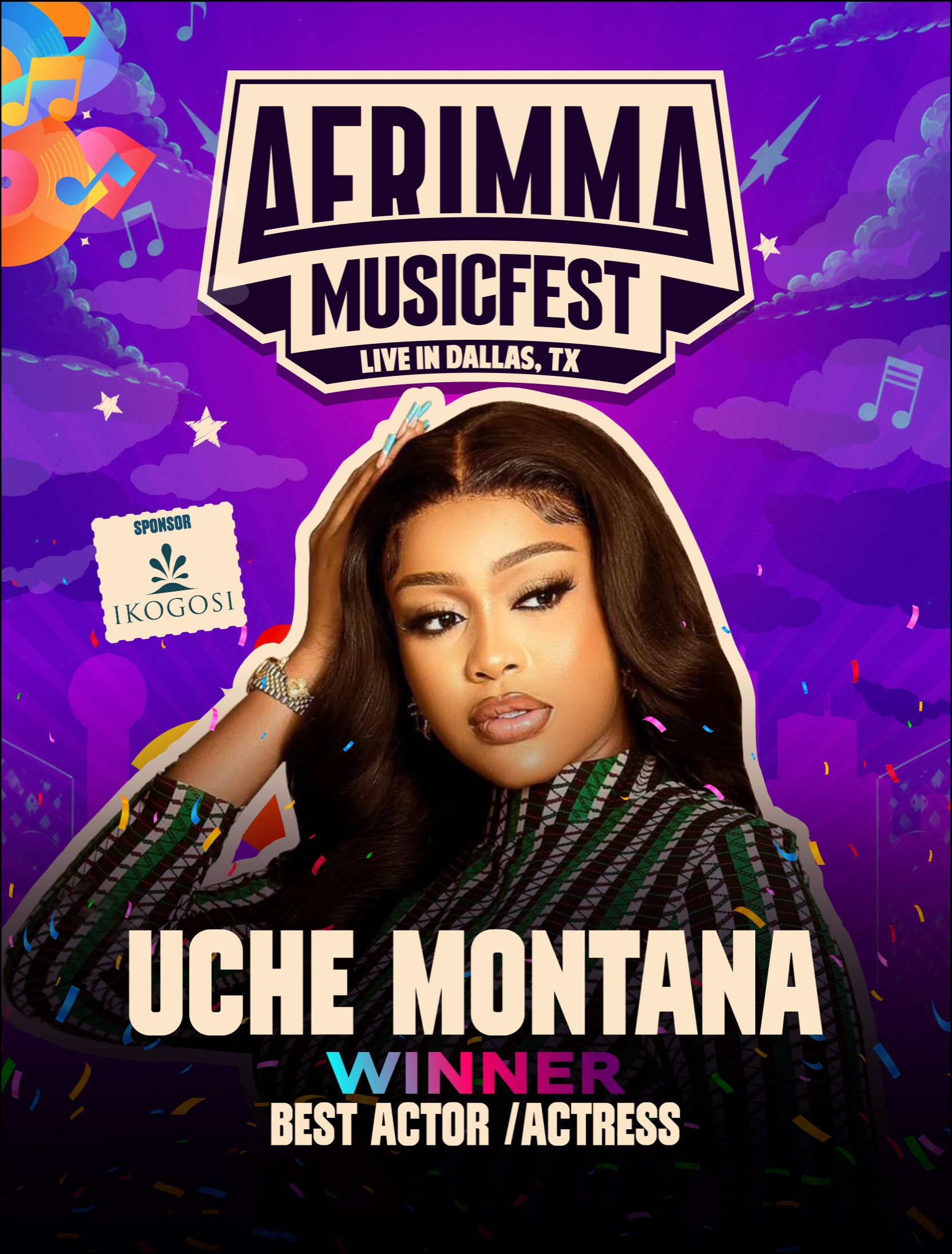 Uche Montana's win