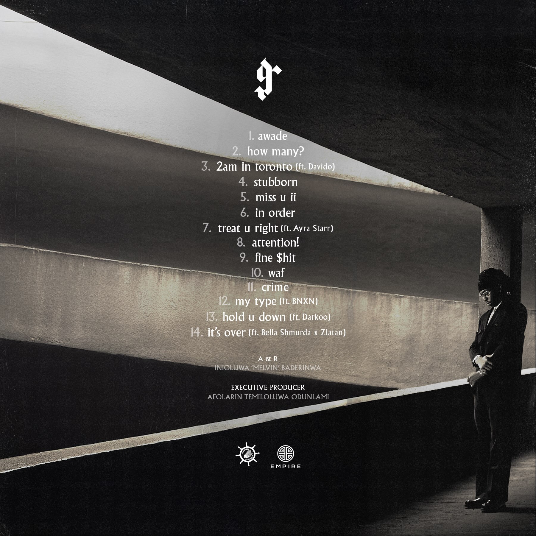 "9" Tracklist
