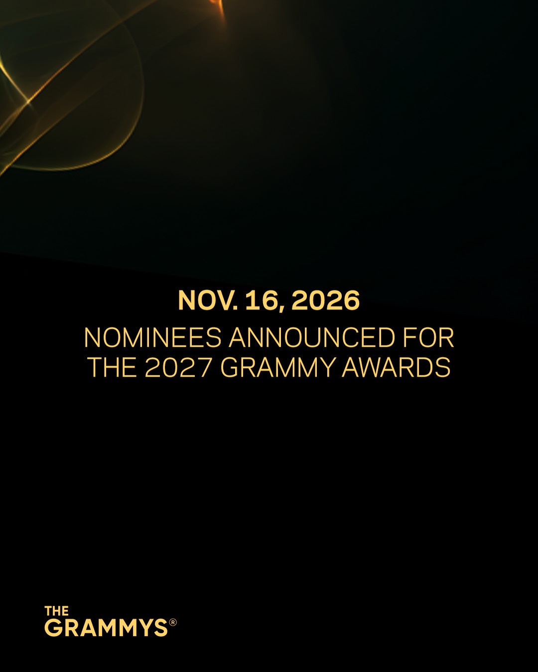 Nominations announcement date