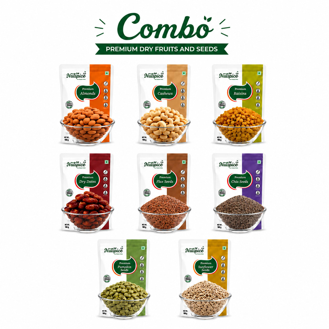 Dry Fruits and Seeds Combo