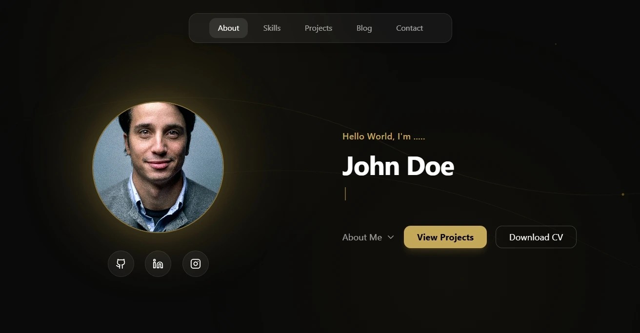 Mini-CMS Portfolio