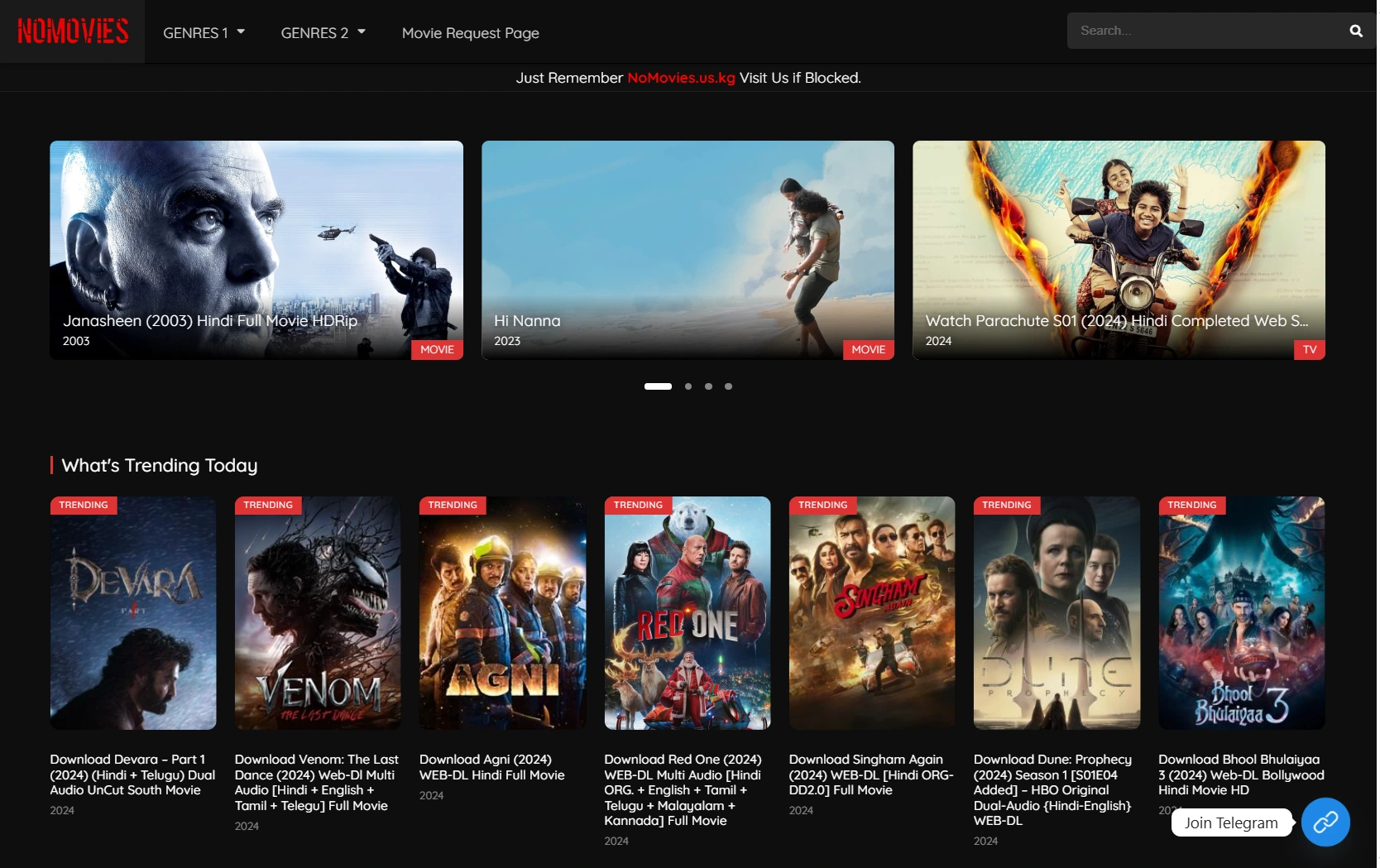 NoMovies Screenshot