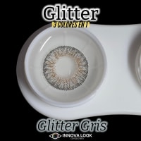 Innova Look Glitter gris — lente individual
