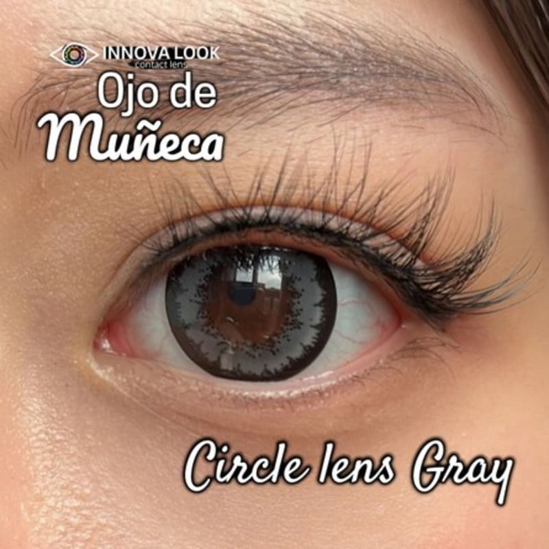 Innova Look Ojo de Muñeca circle gray ojo