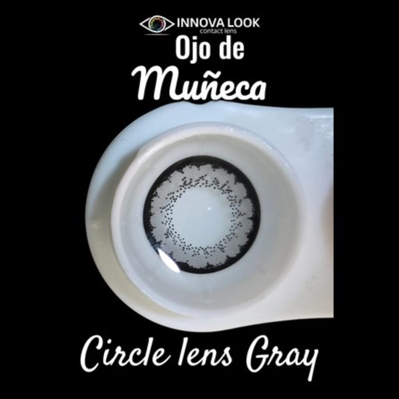 Innova Look Ojo de Muñeca circle gray lente