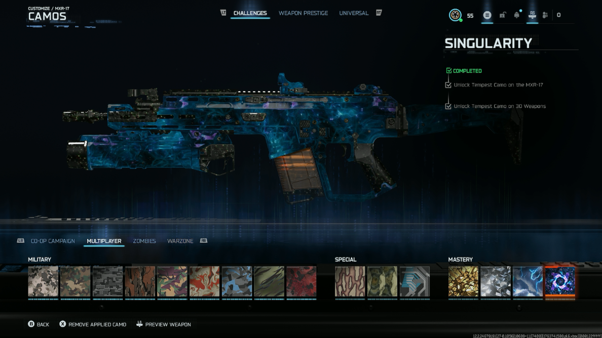 BLACK OPS 7 ALL 30 WEAPONS SINGULARITY | LEVEL 55