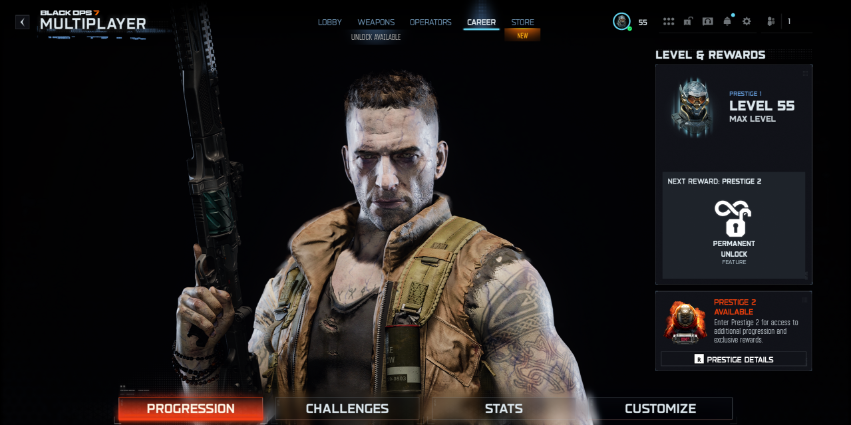🔥 Black Ops 7 🔥 level 55 prestige 1 🔥 30 Singularity