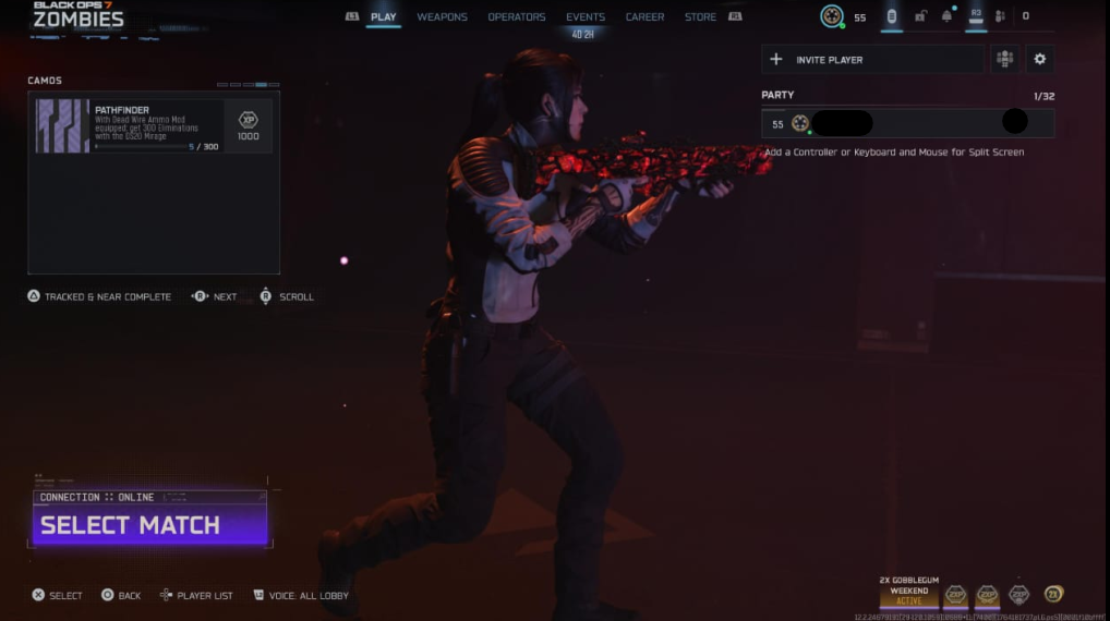 💎 BO7 / Multiplayer 💎♨️30 INFESTATION Legit Grind♨️480 Total camos💎 20 Operators👑Level 55🔷Instant Deliver⭐️BLOODSTONE ⭐️DOOM STEEL🔷Platform Xbox / PC /PSN