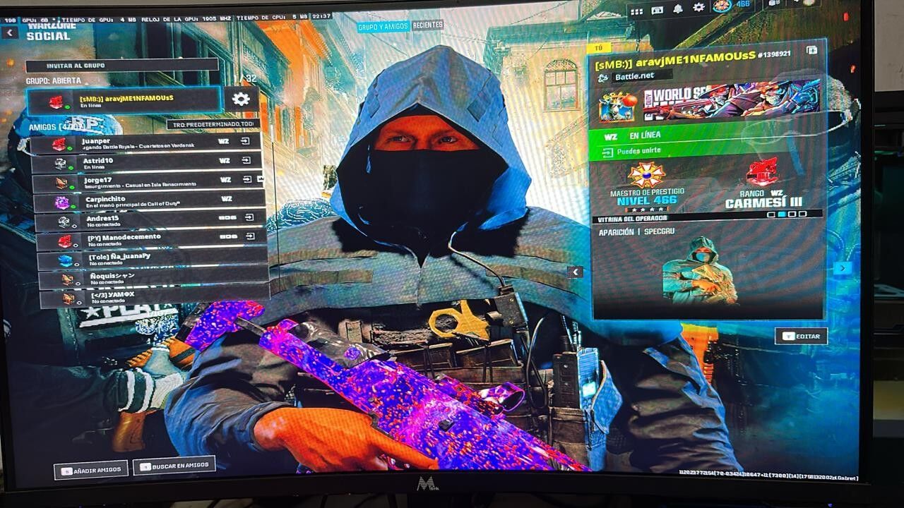 I’m selling a PC account started in Caldera, no shadow ban, master prestige level 470, interstellar and dark matter camouflages on all weapons!