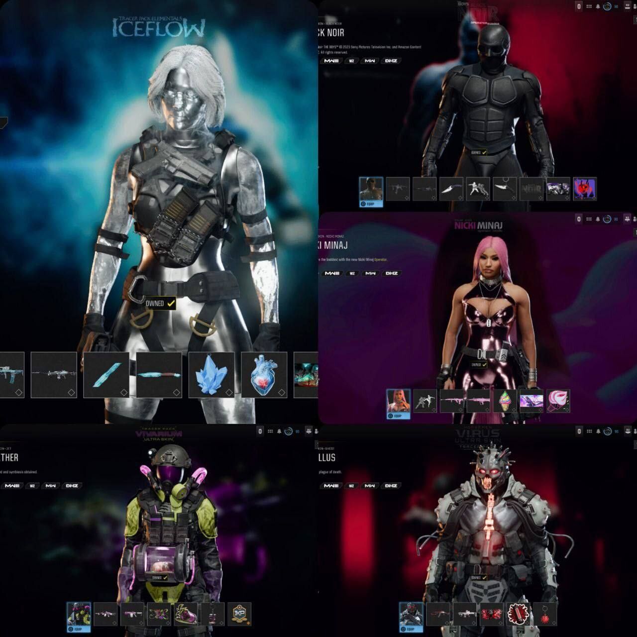 🎀 NICKI MINAJ 💅 | 🌌 DARK MATTER + 🪐 INTERSTELLAR | 🔫 ALL MW / MW3 / BO6 GUNS MAX | 🎽 350+ Skins | 🏆 Stacked  | ⚡ 17 Tracer Bundles lxGXGXt