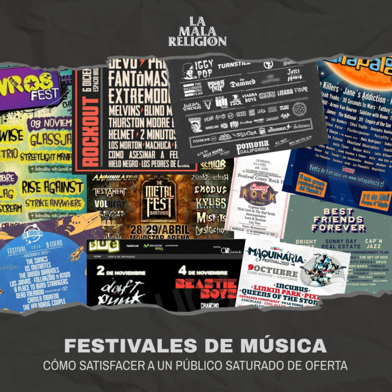 Festivales de música: Cómo satisfacer a un público saturado de oferta