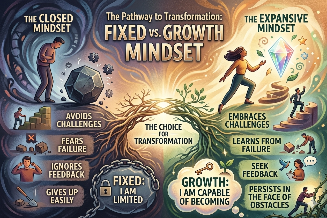 fixed mindset v/s growth mindset