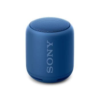 Blue sony portable speaker - build in bluetooth