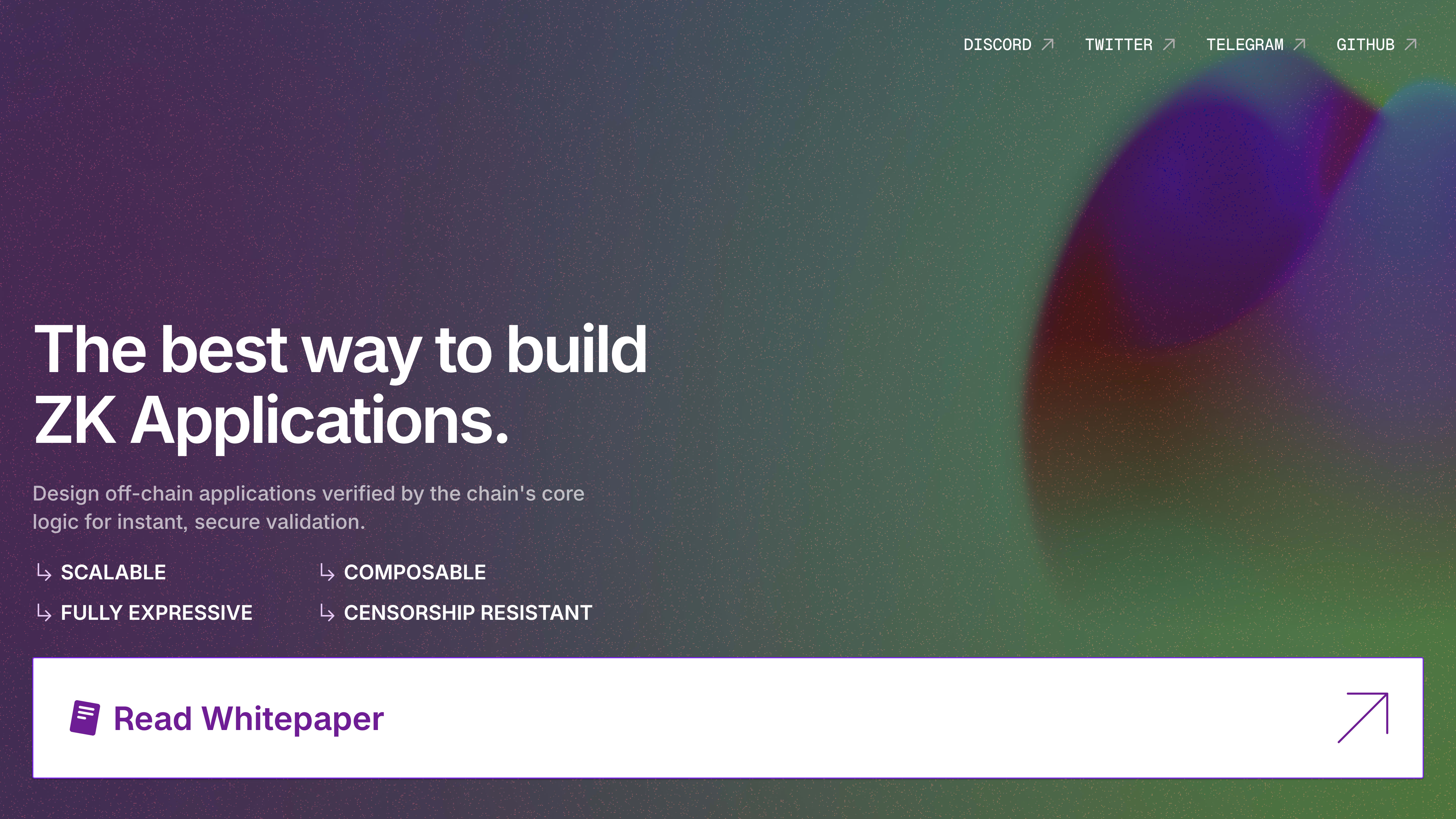 hero section design for a web3 brand that delivers fhe solutions
