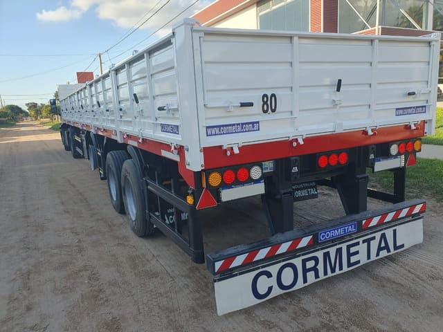 SEMIRREMOLQUE BARANDA VOLCABLE CORMETAL 2+1 – MOD. 2023 - Semirremolque en Córdoba - HNOS. MACHADO