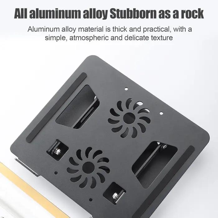 Support Pour Ordinateur Portable En Aluminium Rotatif 360° thumbnail 6