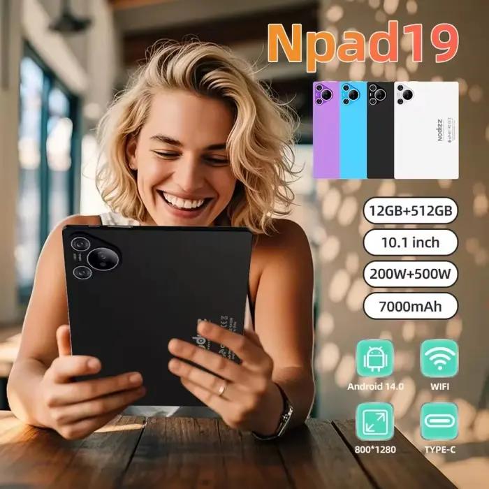 Tablette Nodizz Npad19 – 10,1" Android 14, 12 Go RAM, 512 Go ROM thumbnail 9