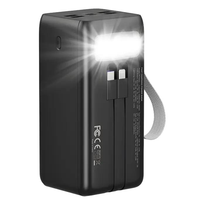 Power Bank 50000mAh – Batterie Externe Rapide 22.5W Avec Câbles Intégrés, Écran LED Et Lampe Torche BAVIN PC1032S thumbnail 2