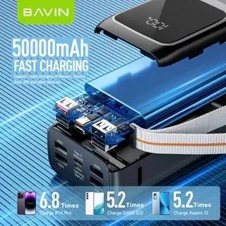 Power Bank 50000mAh – Batterie Externe Rapide 22.5W Avec Câbles Intégrés, Écran LED Et Lampe Torche BAVIN PC1032S thumbnail 5