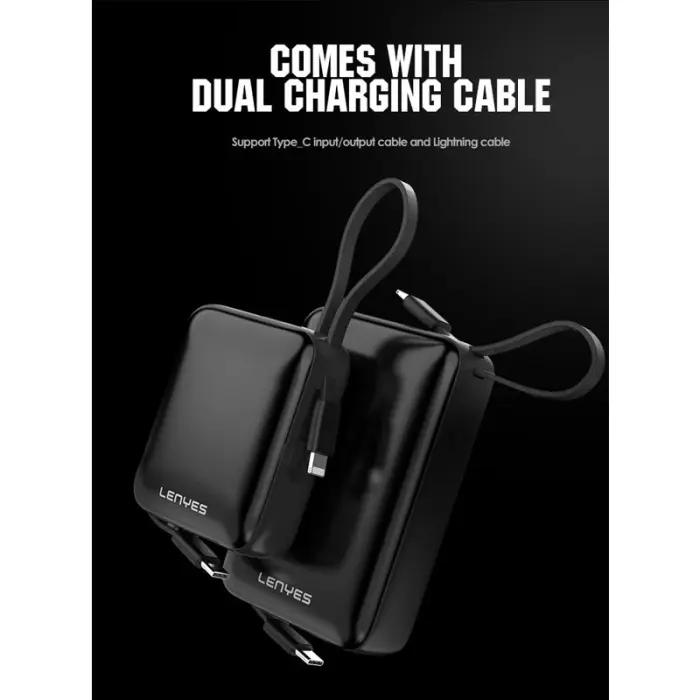 Power Bank LENYES 10000 MAh 22.5W thumbnail 3