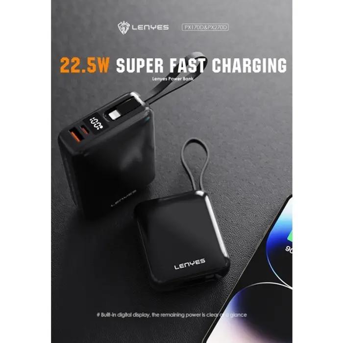 Power Bank LENYES 10000 MAh 22.5W thumbnail 5
