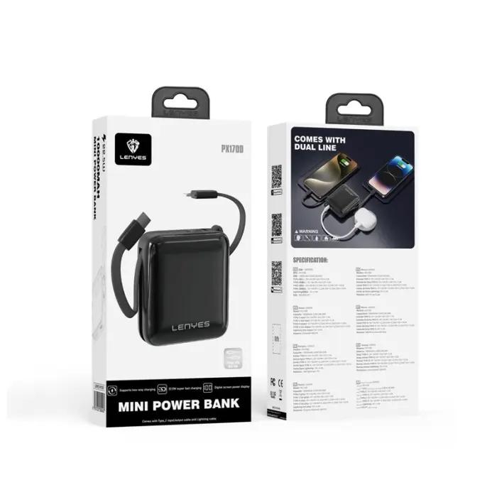 Power Bank LENYES 10000 MAh 22.5W thumbnail 7