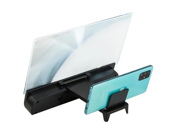 Agrandisseur D’Écran Smartphone Avec Haut-Parleur Bluetooth – Grossissement 3x Pour Lecture, Loupe Vidéo Et Navigation thumbnail 7