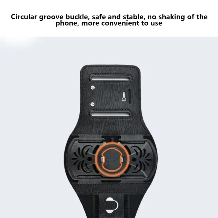 Brassard De Course Pour Téléphone Portable Earldom S19 – Support Rotatif 360° Et Détachable thumbnail 6