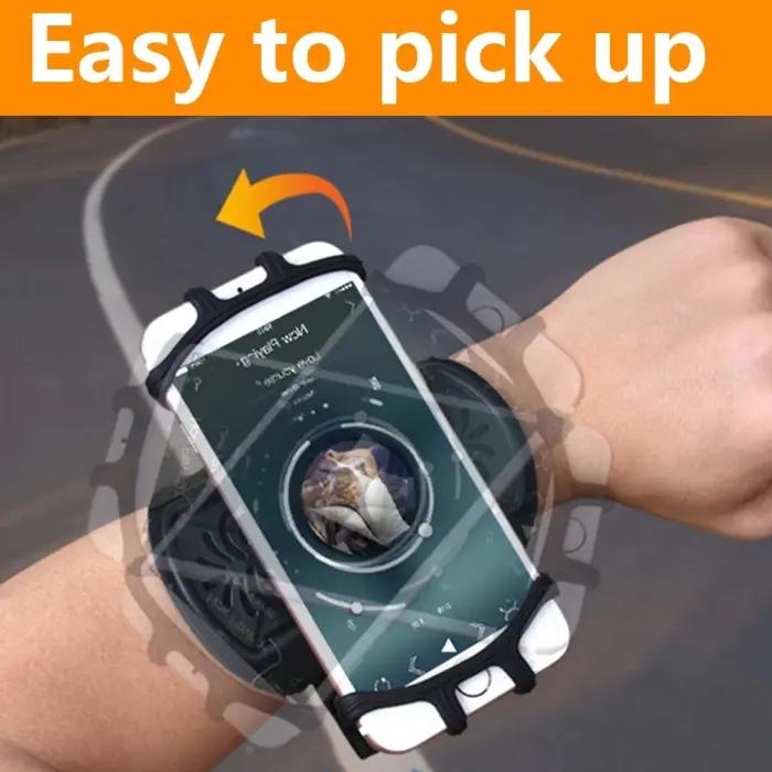 Brassard De Course Pour Téléphone Portable Earldom S19 – Support Rotatif 360° Et Détachable thumbnail 10