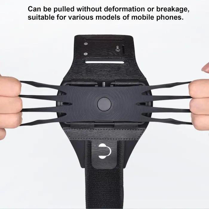 Brassard De Course Pour Téléphone Portable Earldom S19 – Support Rotatif 360° Et Détachable thumbnail 12