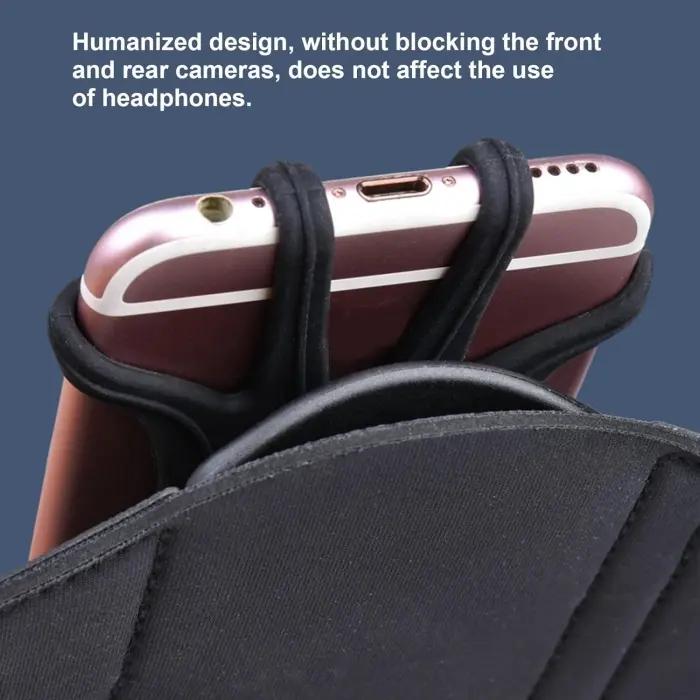 Brassard De Course Pour Téléphone Portable Earldom S19 – Support Rotatif 360° Et Détachable thumbnail 15