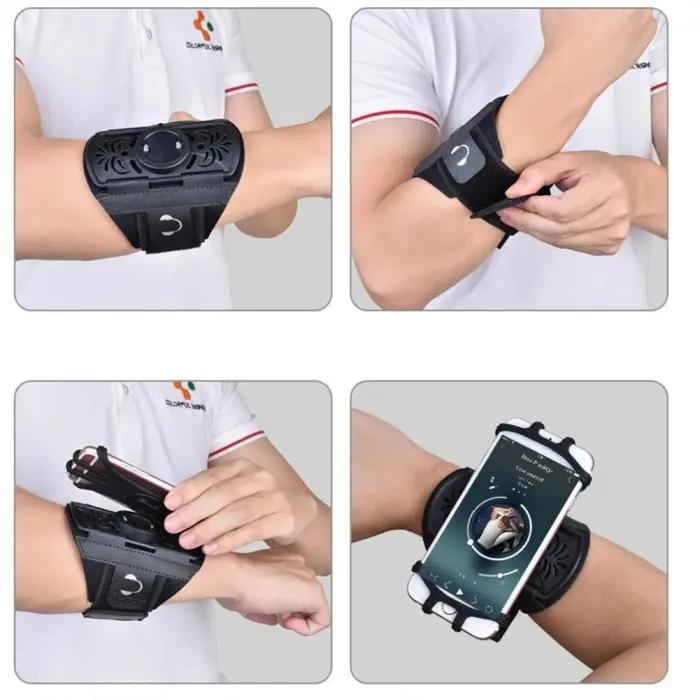 Brassard De Course Pour Téléphone Portable Earldom S19 – Support Rotatif 360° Et Détachable thumbnail 16