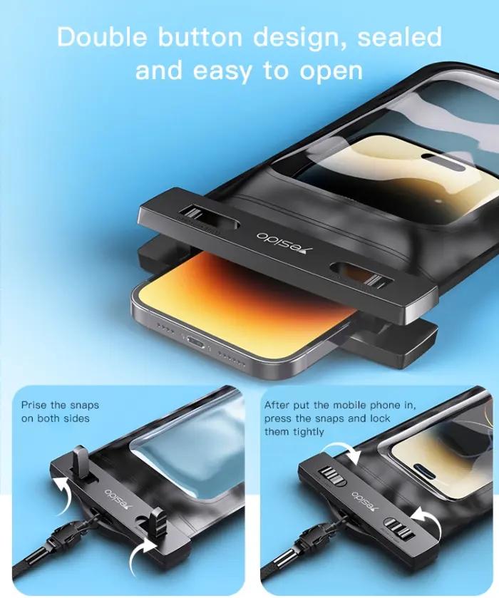 Pochette Étanche Pour Smartphone Yesido WB10 thumbnail 3