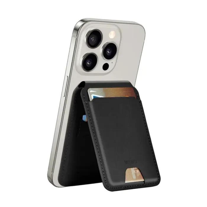 Porte-Cartes MagSafe Avec Localisation Find My En Cuir PU – WIWU Mag Wallet FM MW-005 thumbnail 2